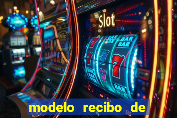 modelo recibo de pagamento autonomo